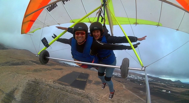 Vuelo tandem en ala delta