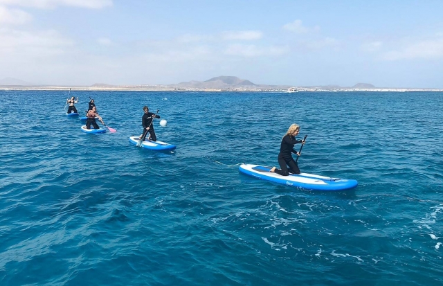 SUP con amigos
