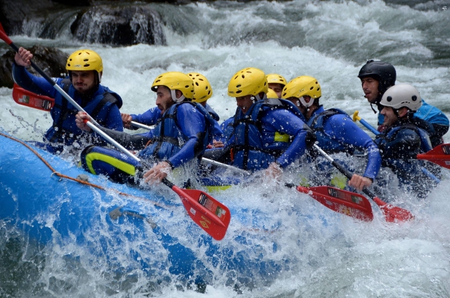 Descenso rafting grupo 2 horas