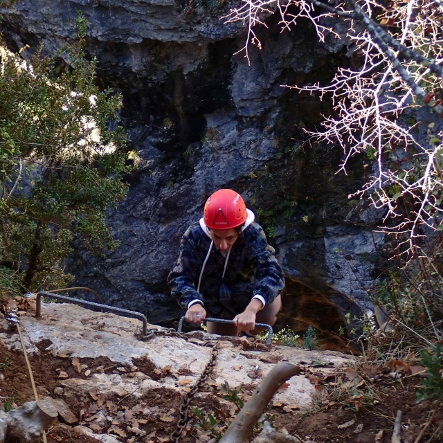 Via Ferrata Castellaso in Sesue Medium Level 1h30m
