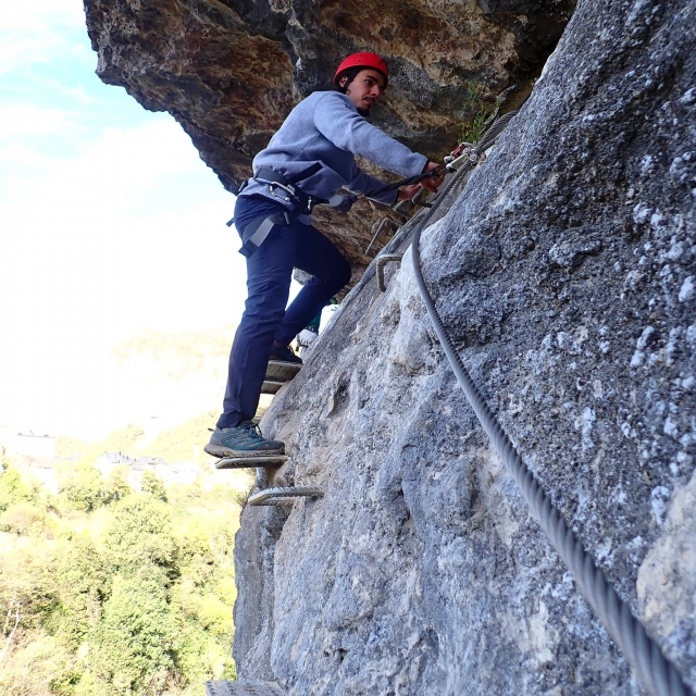 Vía ferrata en Sesue 
