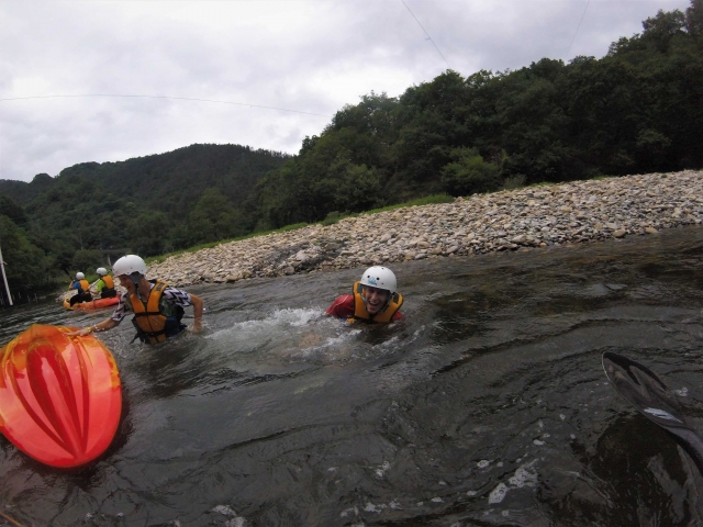  Kayak renversé 