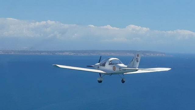  Flugzeugflug auf dem Costa Valida 
