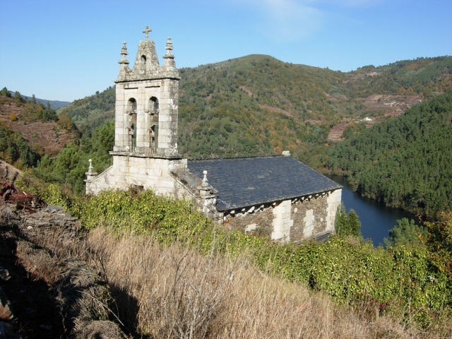  Church in the Santo Estevo reservoir