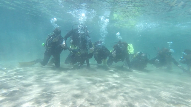  First diving in Tarragona for groups 