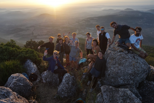  Gruppenroute auf dem Berg Algarín 