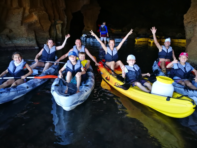 Excursión familiar en kayak Dénia