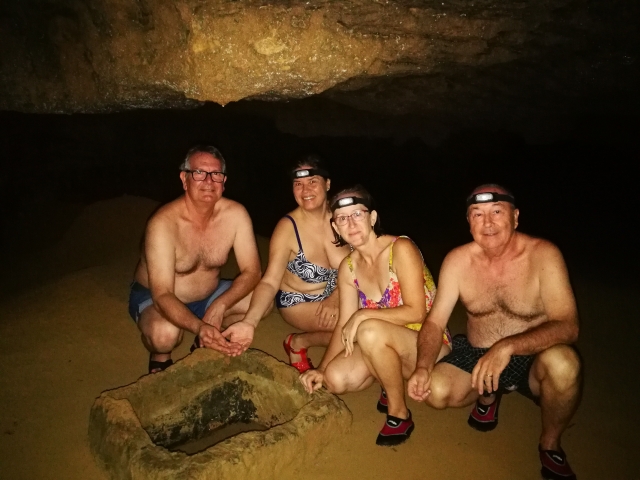 Espeleología en  Cova Tallada