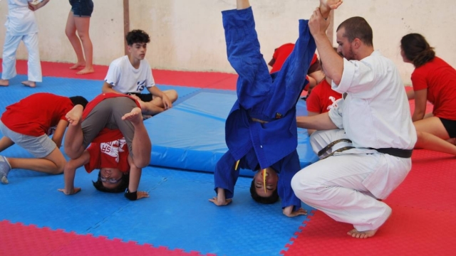  Cours de Kenpo enseignés dans un camp d'été 