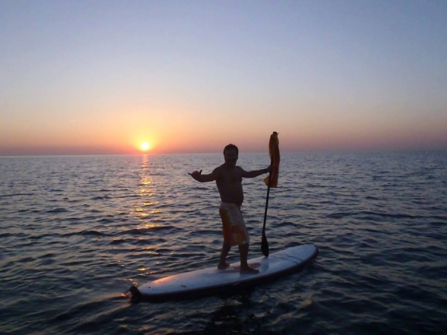  Paddle surf a Badalona