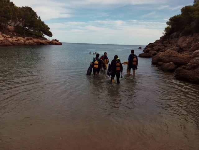  Tauftauchgang in Tarragona 