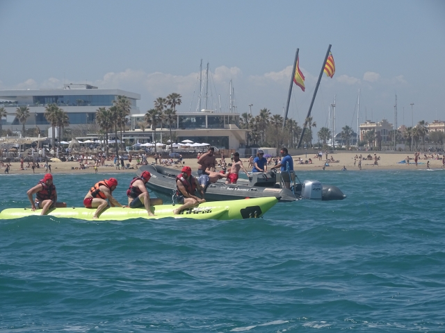  Leaving on a banana boat in Valencia port 