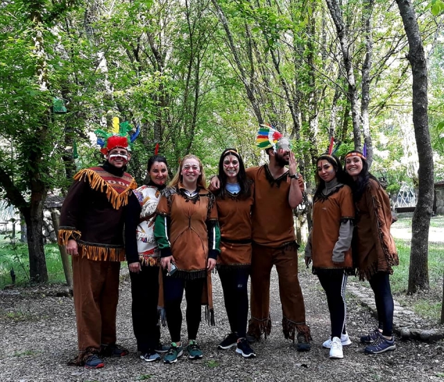 Campamento indio verano