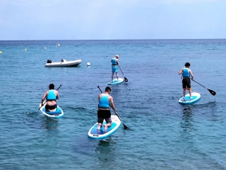 Alquiler de paddle surf desde Platja Gran, 2 horas
