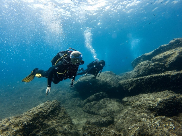 Primeras inmersiones durante el curso Open Water