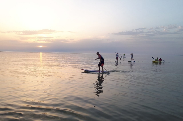  SUP en groupe 