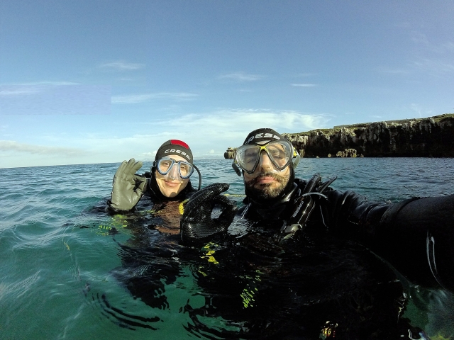 Salidas al mar en bautismo de buceo
