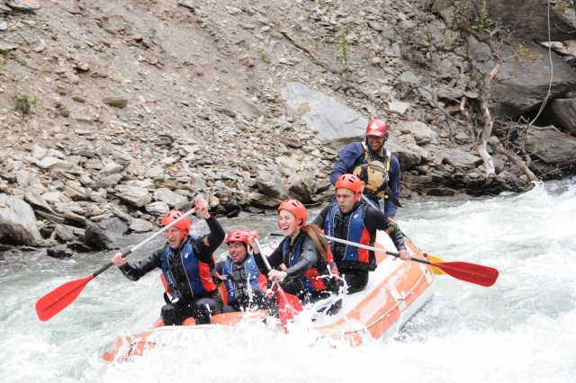 Rafting para despedida de soltero