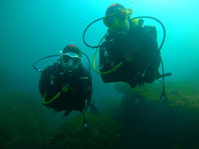 Buceando por el fondo marino