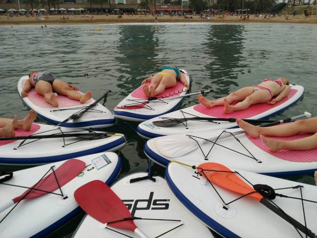  Resting on the boards 