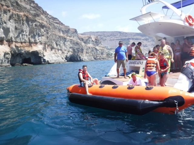  Banana boat in Mogán 