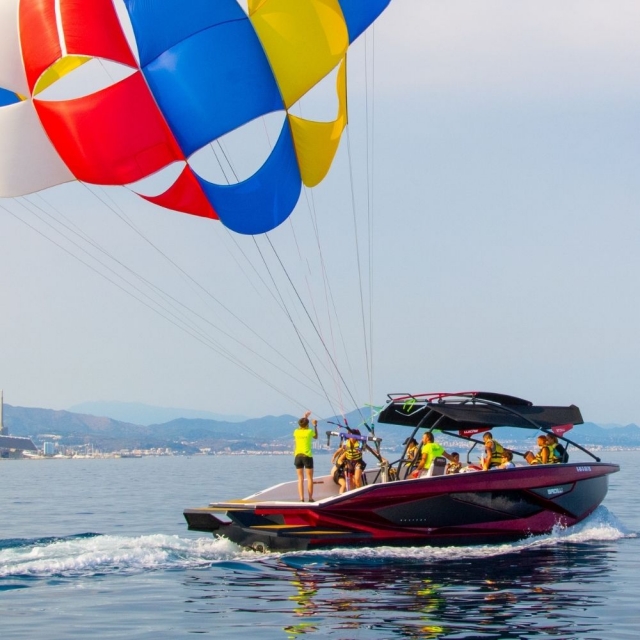  Parasailing in Barcelona 