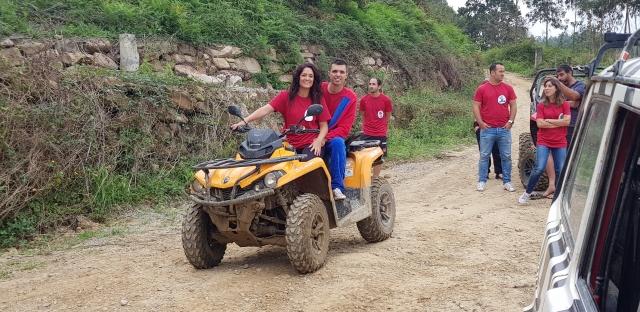 Tour in quad di coppia per Gijón 1 ora 
