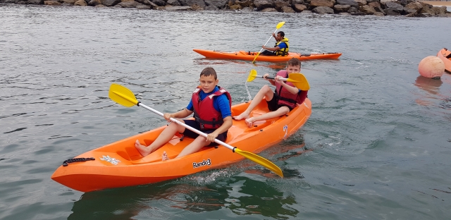  Noleggio kayak doppio a Puerto de Gijón 
