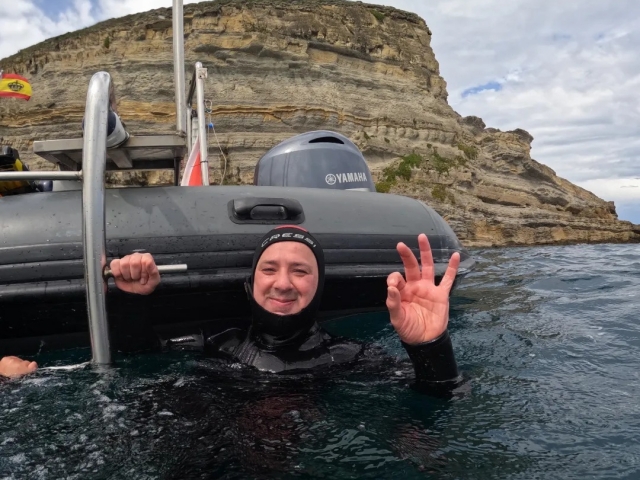  Battesimo subacqueo lungo la Costa Quebrada 