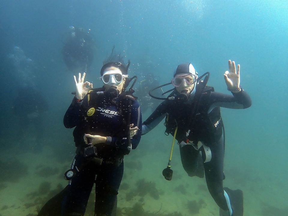 Bautismo de buceo en Cantabria