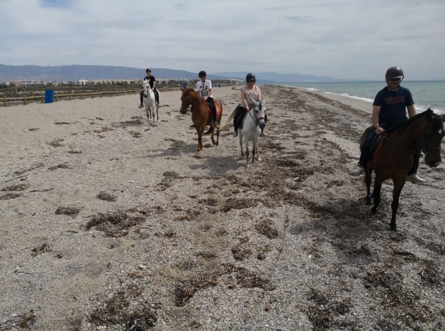  Escursione a cavallo per bambini Roquetas de Mar 