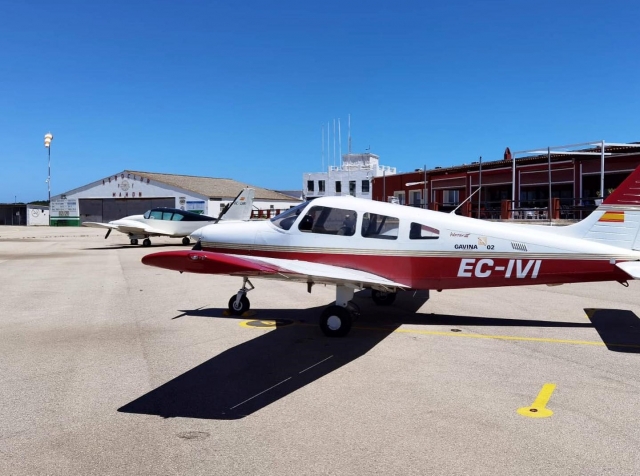 Avioneta preparada