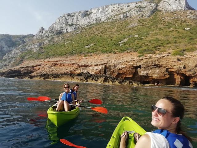 Itinerario in kayak a Las Rotas 