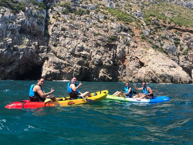  Crociera in kayak lungo la costa di Alicante 