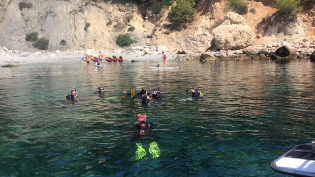  Iniziare il percorso di snorkeling