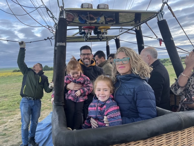 Hacer un vuelo en globo en Guadarrama