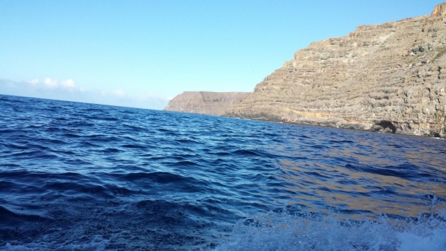 Tour acantilados La Gomera en kayak