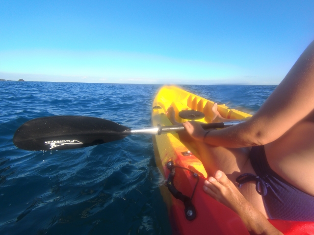 Navegando por La Gomera en kayak