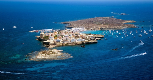  Tabarca-Insel aus der Luft 