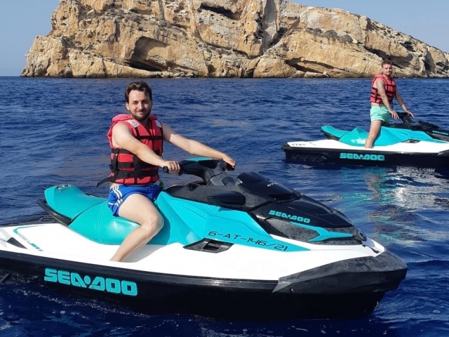  Water motorcycle rental with titration 