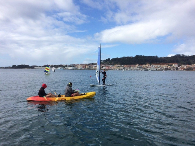Kayak trip along Rodeira Beach 