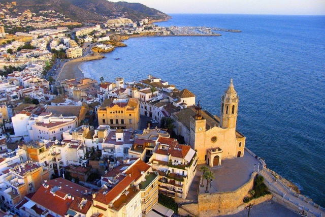  Viste panoramiche del Mediterraneo dall'elicottero 