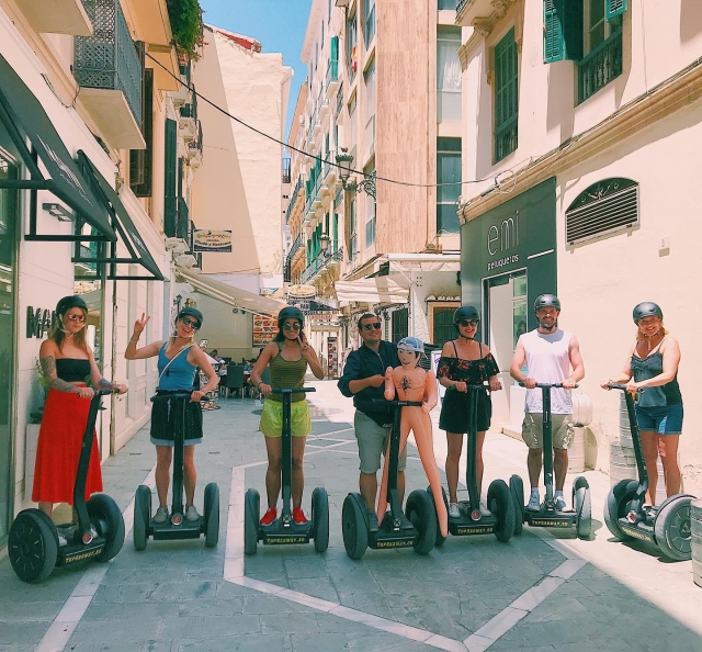 Calles de la Costa del Sol en segway