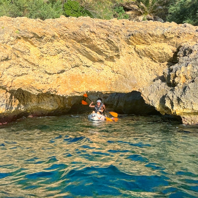  Remando in coppia attraverso la Riserva Naturale 