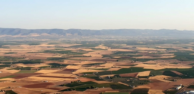Entorno rural de Ciudad Real en globo