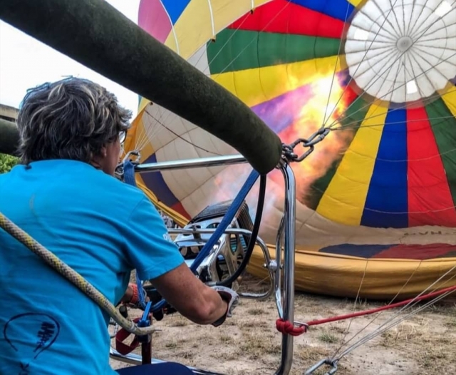 Encendiendo el globo
