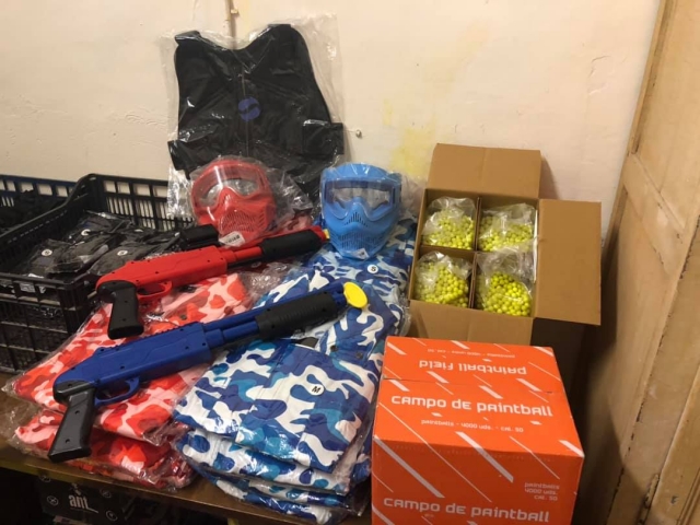  Complete equipment for your paintball battle 