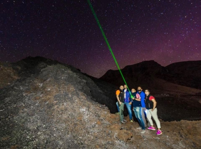 Aprendiendo astronomía desde El Teide