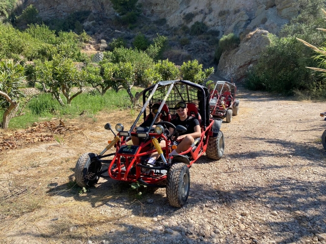 Buggies por los senderos de Benidorm