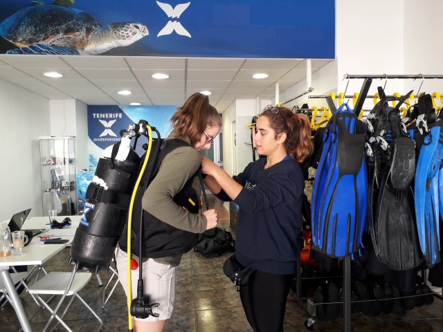  Getting to know the equipment for diving 